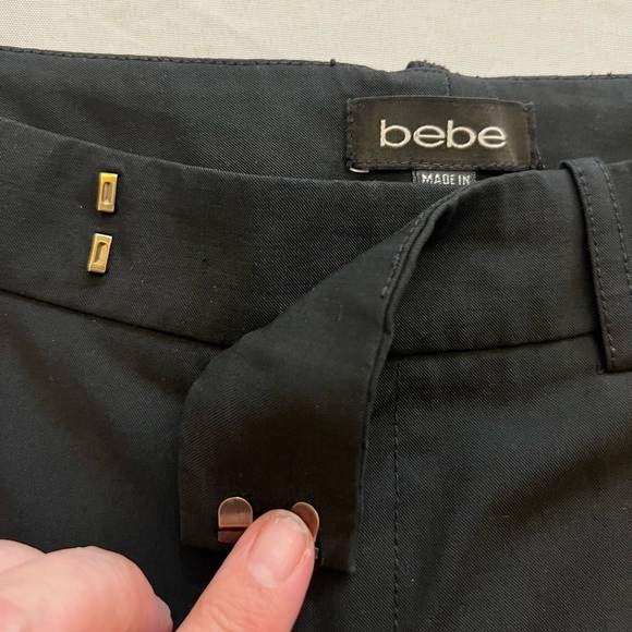 BEBE Women’s Straight Leg Slack Pants, Size 2 - Picture 2 of 6